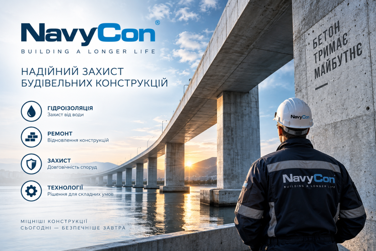 Сучасні технології захисту бетону: комплексний підхід NavyCon